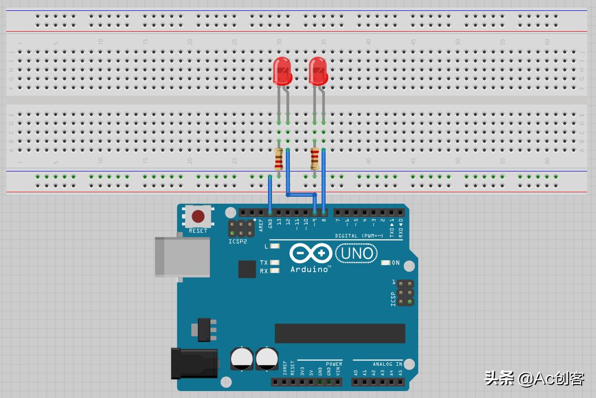 arduino点亮led灯教程,arduinoled闪烁教程