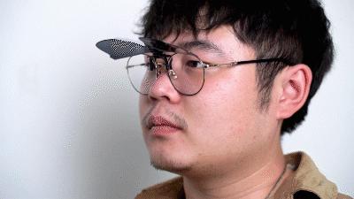 近眼距茶色墨镜,普通眼镜戴在阳光下就变墨镜