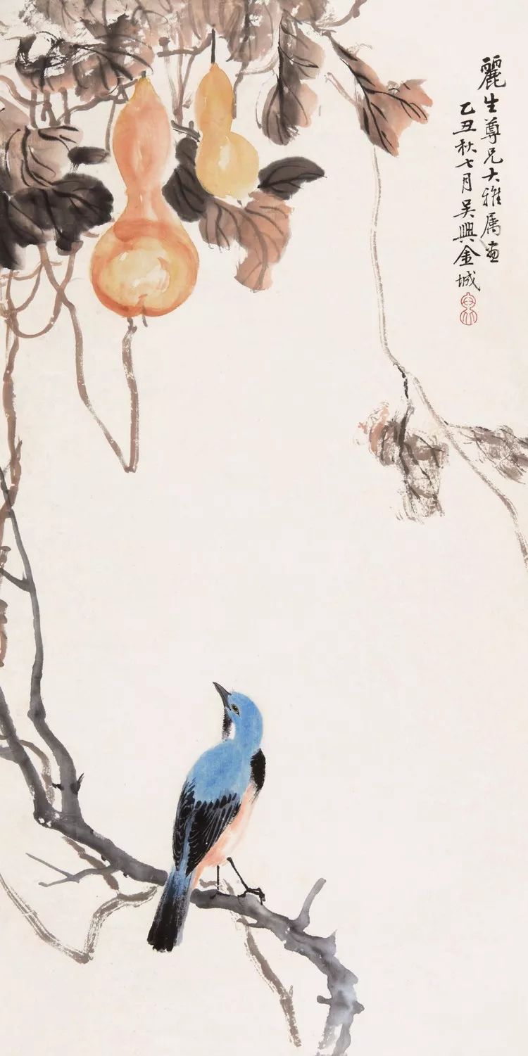 他45岁之前以临摹为主，46岁后创作即达高峰