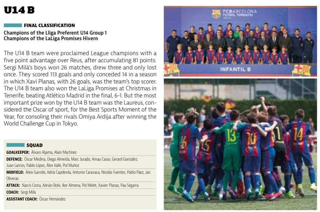 西班牙青训细节,西班牙青训都有哪些