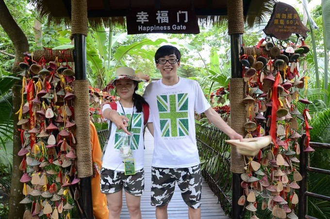 幸福旅行，宝宝第一次飞的去三亚