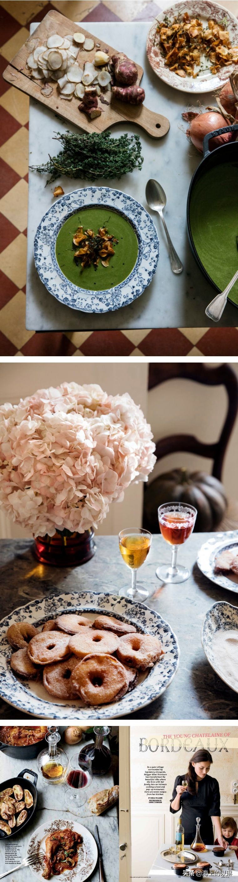 这位43岁的中法混血美女，把乡间的时光过成诗意的时尚生活