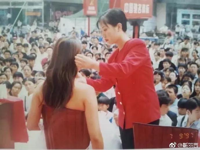 羽西年轻时的照片,十年前羽西