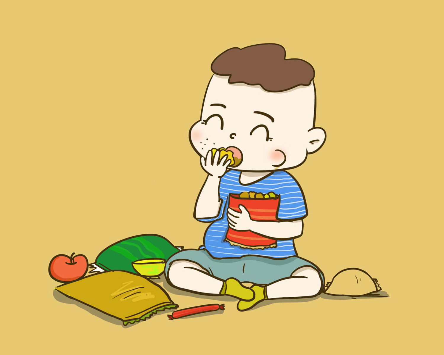 辅食中添加盐会增加宝宝什么负担,婴儿的辅食为什么不能放盐