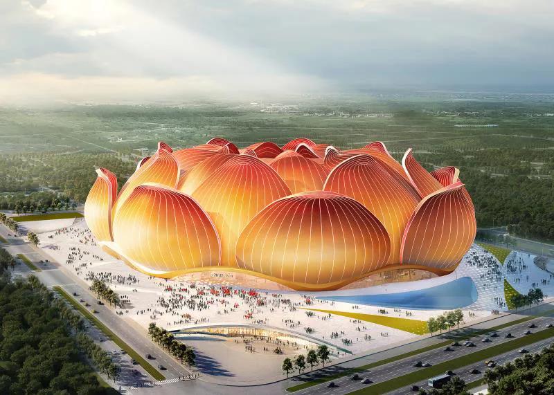 广州恒大足球场开工仪式,世界最大专业足球场广州恒大