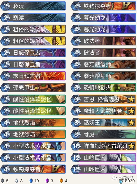 炉石卡组T0卡组,炉石ts1