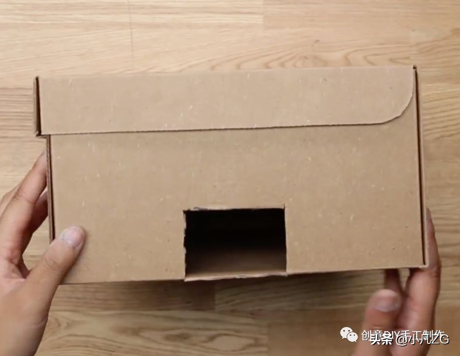 快递盒鞋架改造方法,快递箱子改造鞋子收纳盒