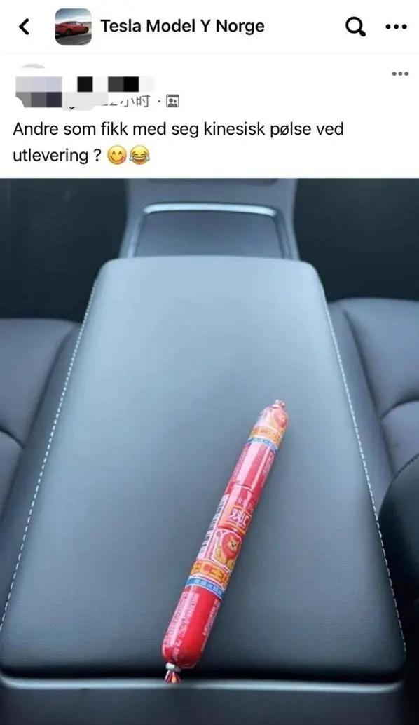 挪威新车内惊现中国火腿肠,怎么回事?
