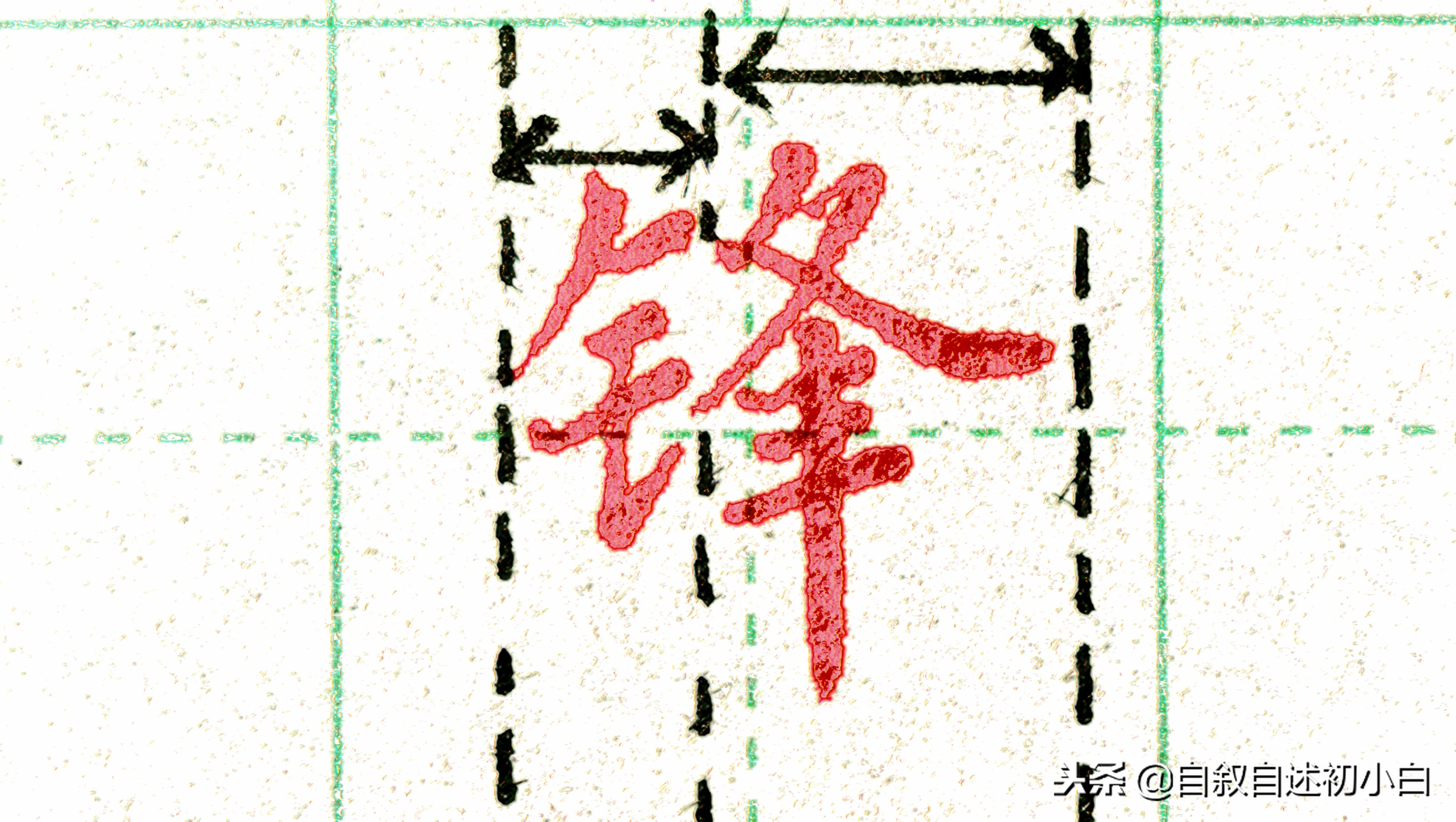 练字时如何布局字体比较美观,练字速成经典结构字