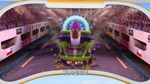 欢快节奏对跳桑巴舞,左扭扭右扭扭的舞蹈