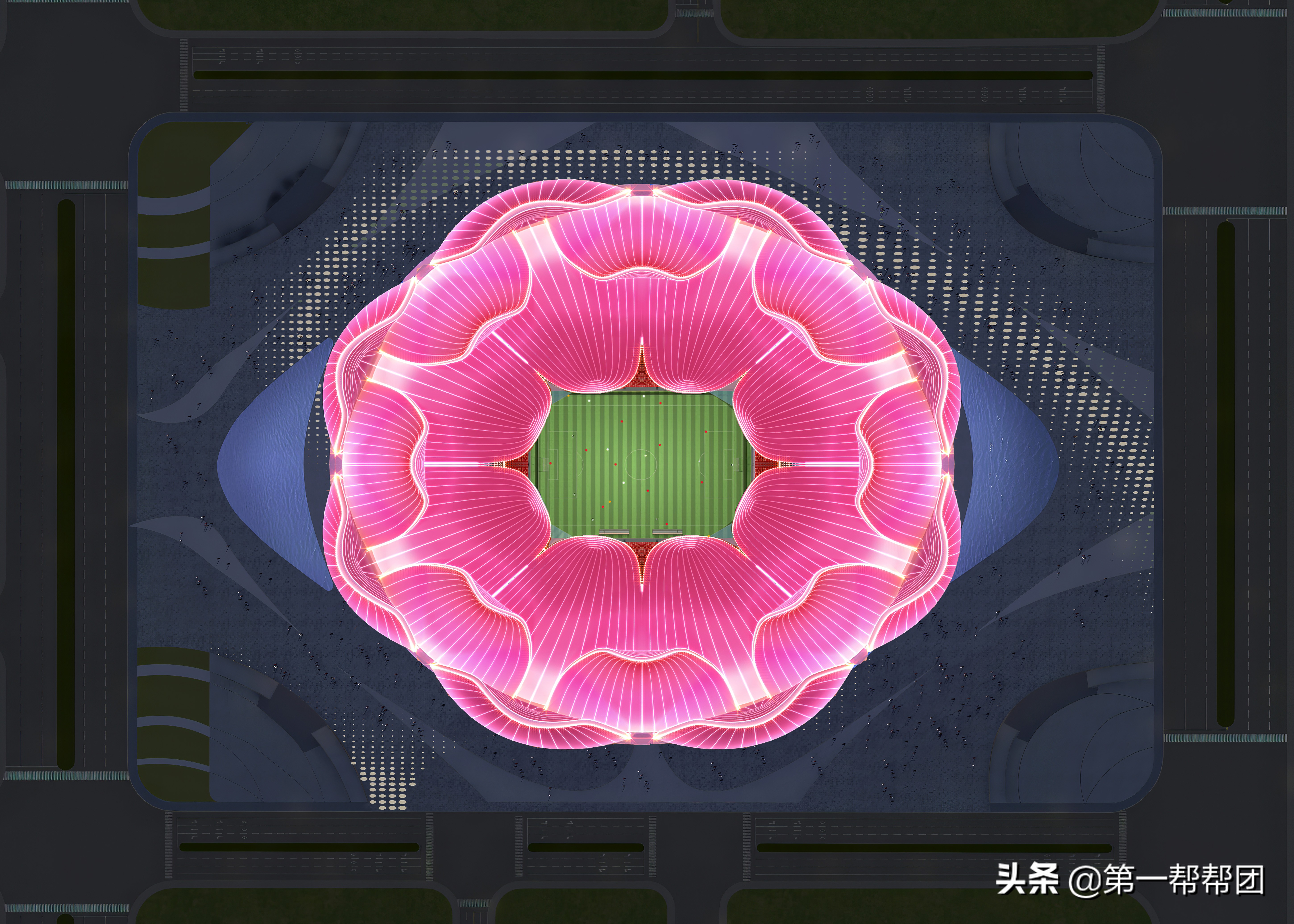 恒大经典荷花足球场,当足球遇上京剧