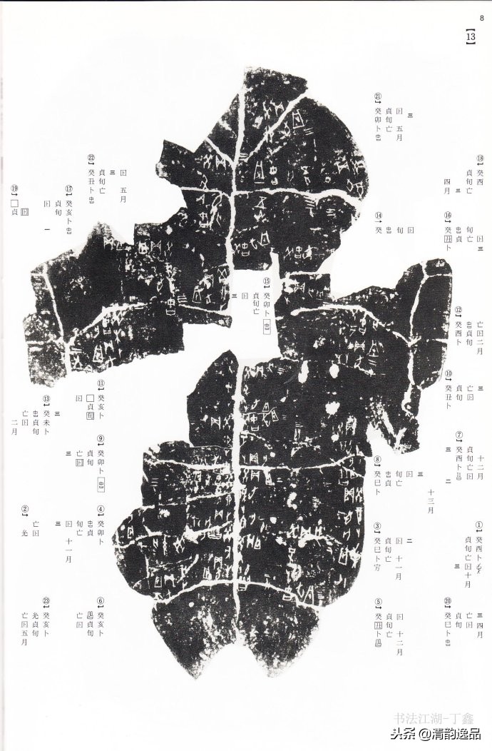 二玄社礼器碑字帖,甲骨文书法视频字帖