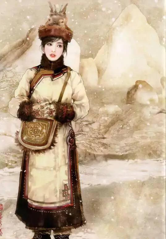 五十六个民族五十六枝花画,五十六个民族人物画高难度