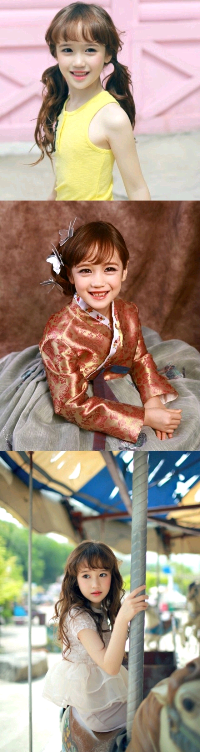 被韩国人说长得像Somi和TWICEMina的南韩新选秀13岁混血练习生