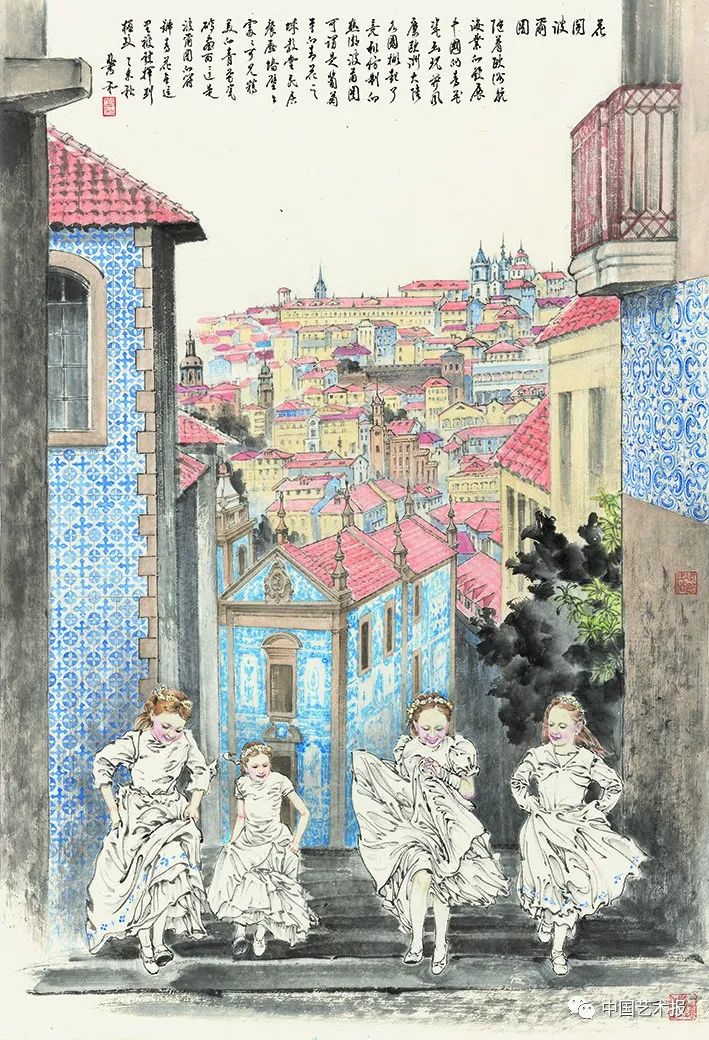 萧和人物画展,萧逸和搭配专属造型