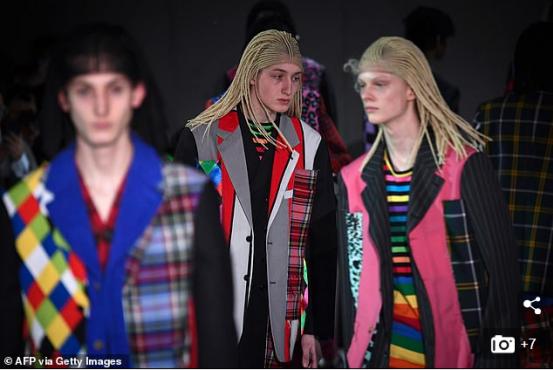 日本古怪造型男模走秀视频,日本时尚男模走秀