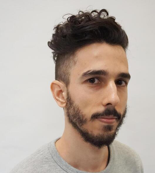 男士发型烫发卷发推荐,男士帅气烫卷发发型图片2015款