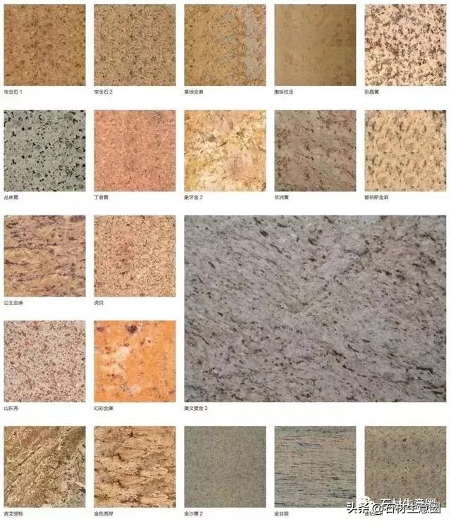 常见花岗岩种类图片,中国所有花岗岩黑石材图片