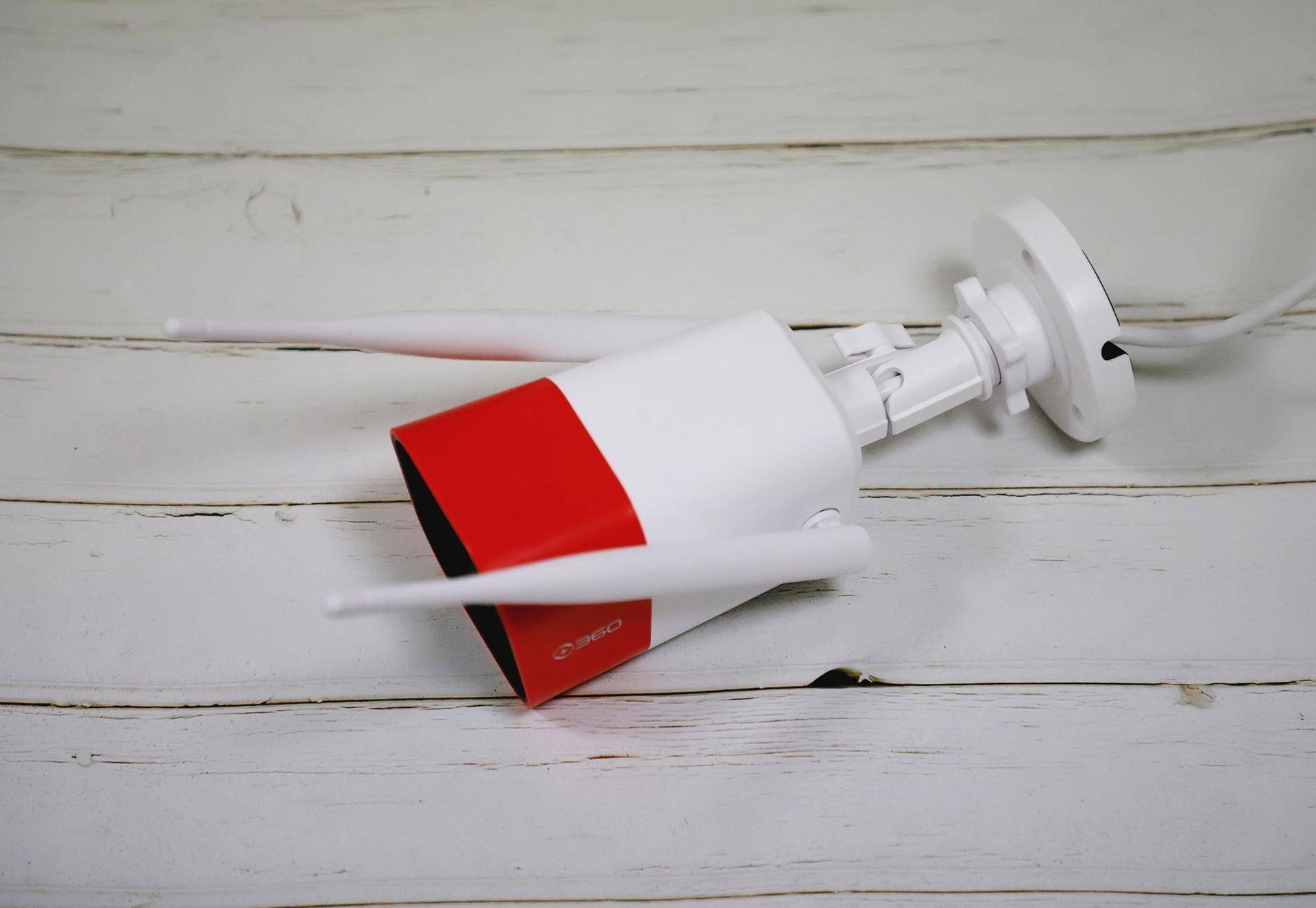 360智能摄像机红色警戒标准版,360红色警戒防水摄像头拆解