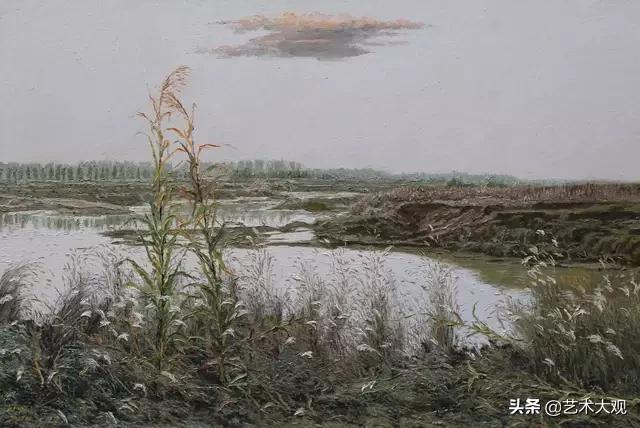 张冬峰油画风景作品欣赏,油画大师张晓刚