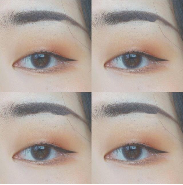 单眼皮化妆大地色系眼妆详细图解,无眼妆单眼皮高级感妆容教程