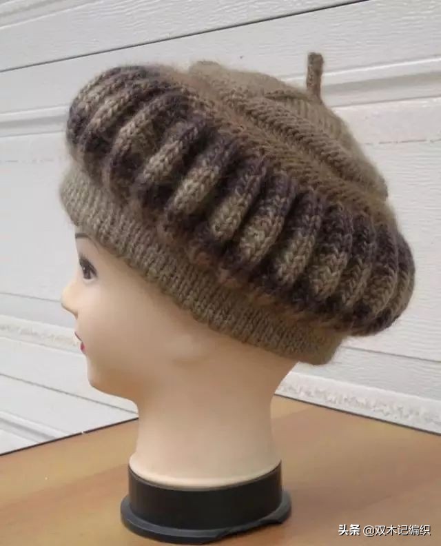 冬天中老年毛线帽子编织教程,棒针编织中老年帽子教程