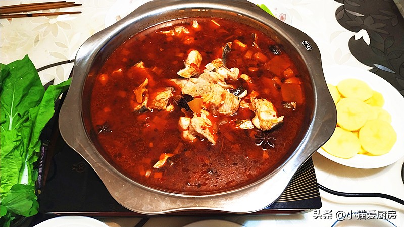 家常鱼火锅最简单的做法,家常鱼火锅简单做法大全图解视频