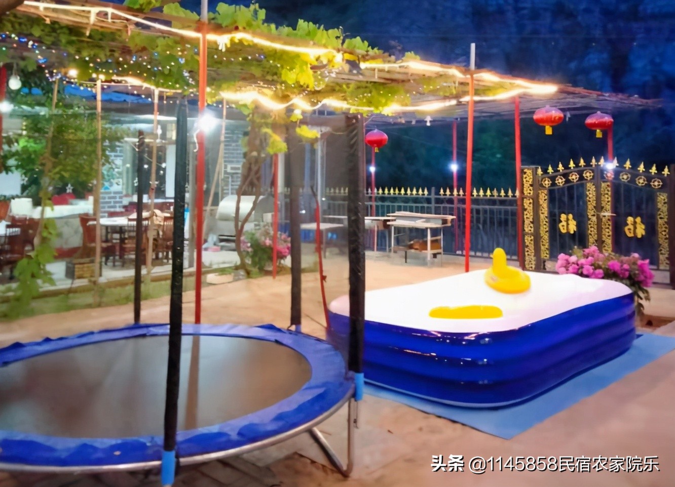 密云吉祥小寨,捧河湾风景区农家院