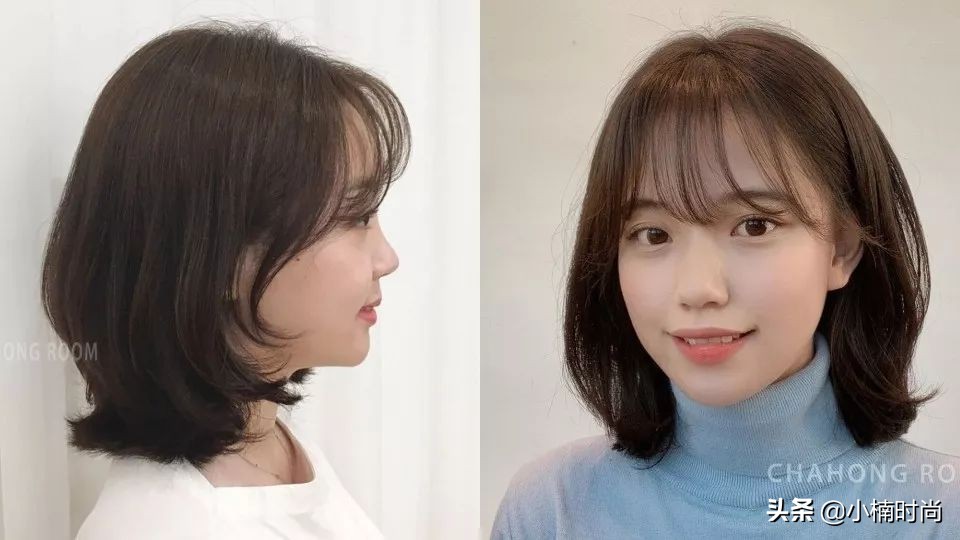 韩国空气烫长发发型,清爽韩国发型