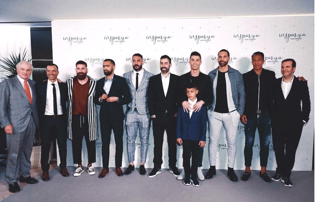 C罗投资2500万欧的植发中心开业，皇马前主席和众多球星捧场