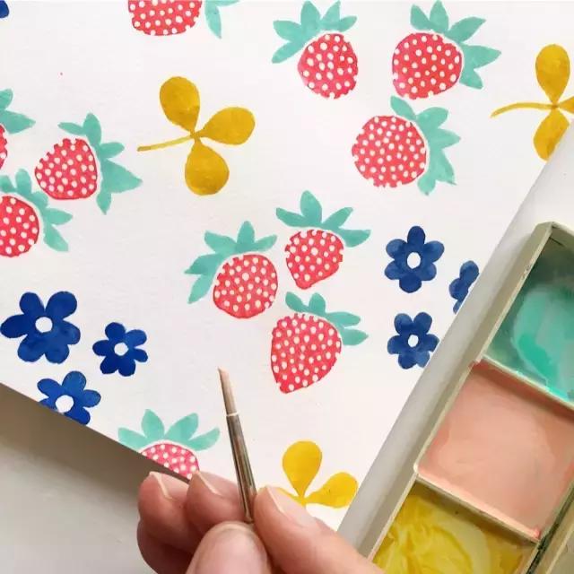 手残党零基础画,纹理画教程初学者