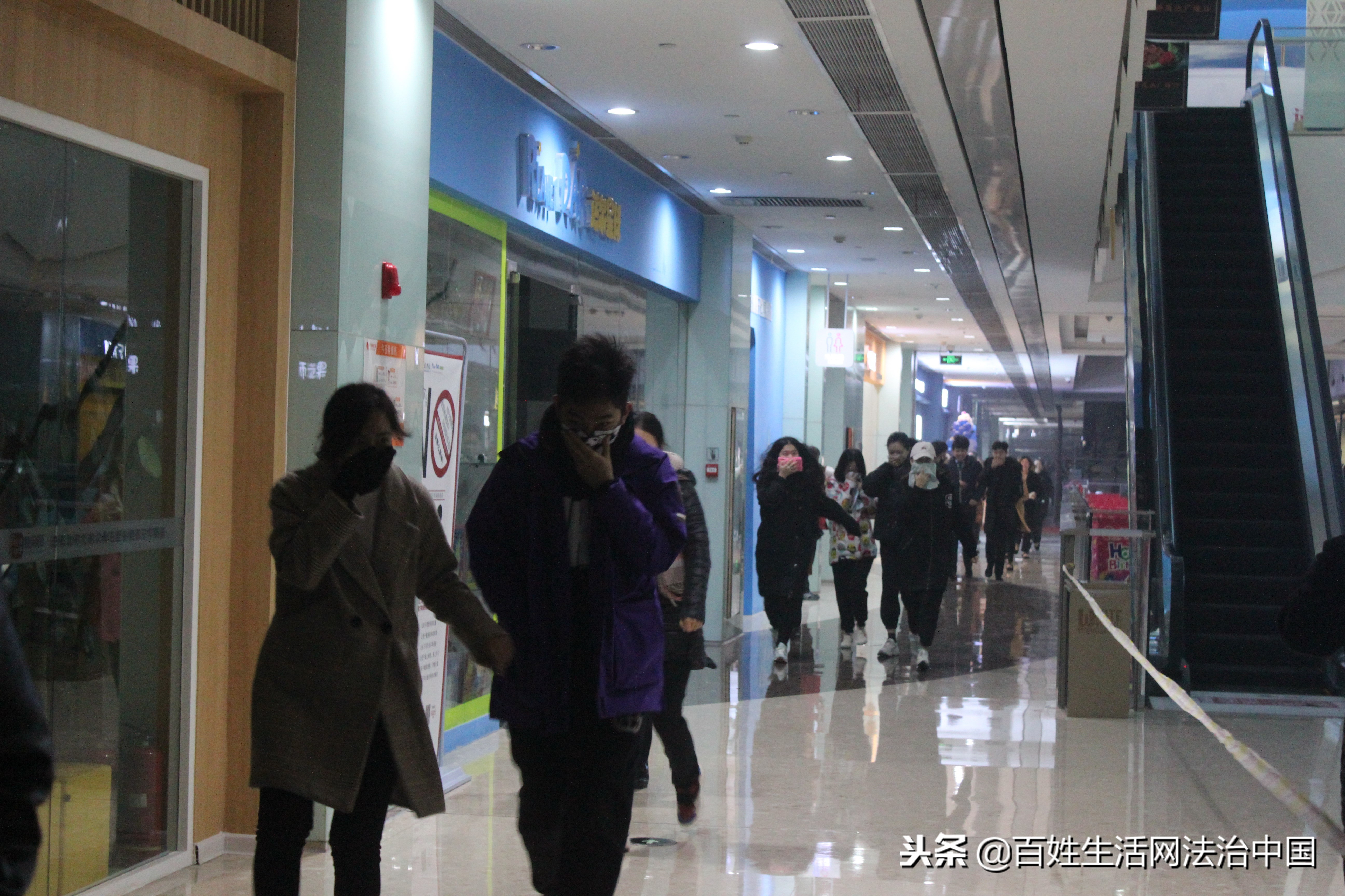 石家庄消防演练视频,演播室消防演练变成火灾现场