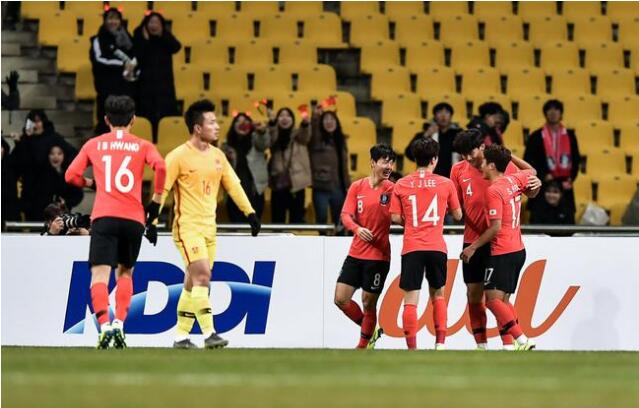 东亚杯男足中国vs韩国第一球,2019年东亚杯中国男足对日本首发