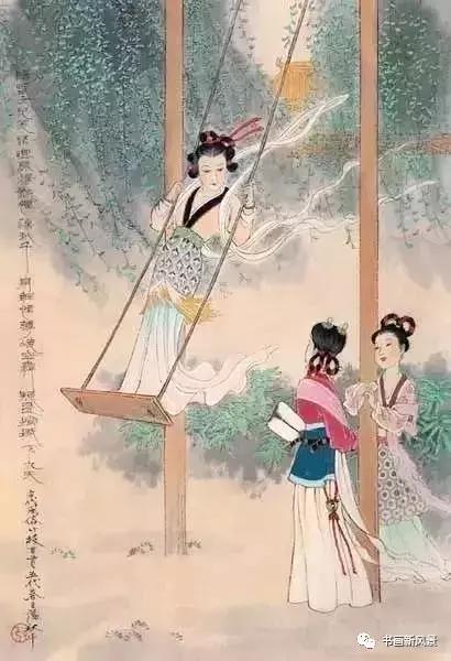 有关清明的写意国画,以清明节为题材的国画