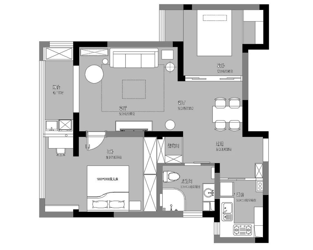 日式原木风装修90后小夫妻,80后小夫妻自己diy设计温馨小家