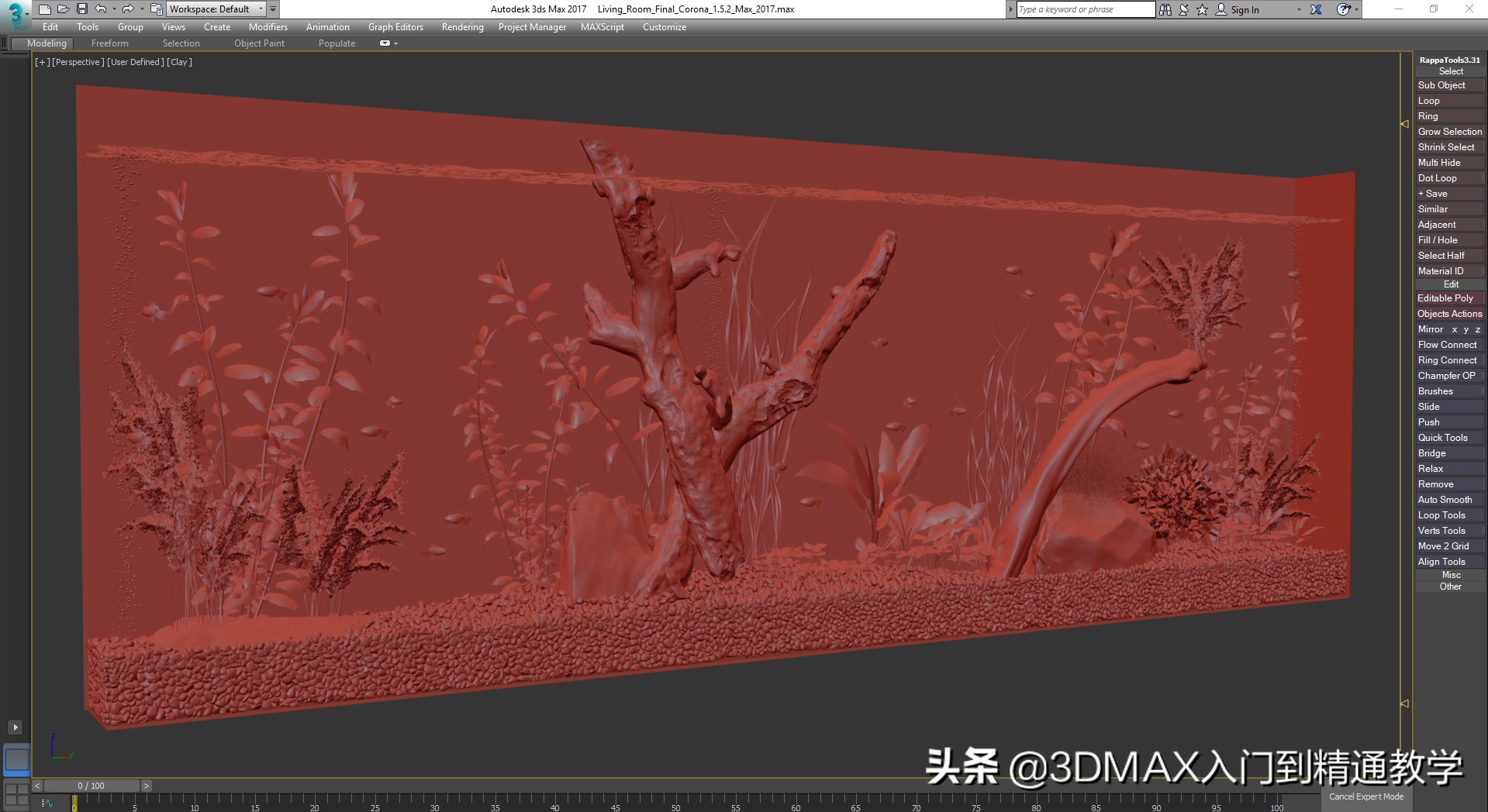 那些好看的效果图是怎么做的,耗时56小时才完成作品