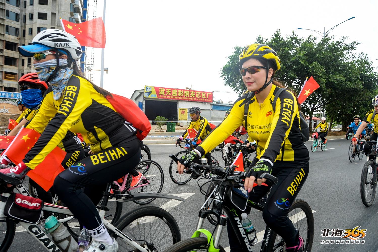 2019年环广西北海赛段预热骑行,北海骑行完美收官近3000公里