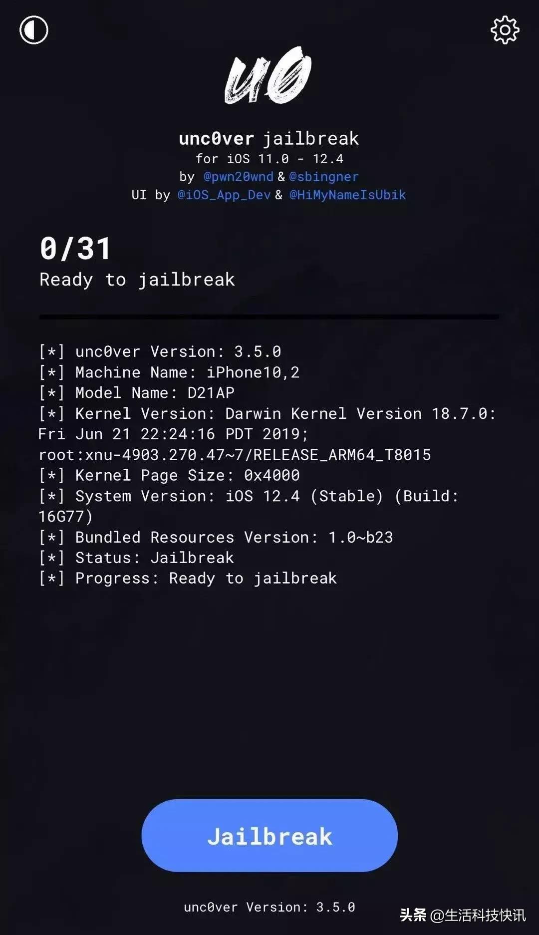 ios12.4完美越狱已达成,ios12.5.4越狱后安装cydia