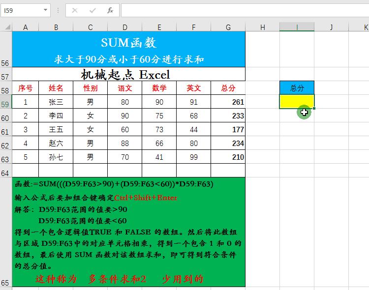 excel求和公式sum为何求和等于0,excel表格sum函数乘于0怎么弄
