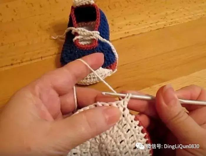 钩编鞋教程,成人鞋子的钩编视频教程