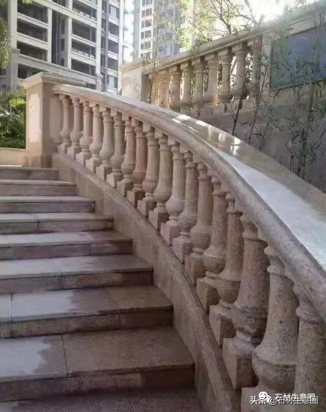 别墅大理石栏杆款式大全,别墅阳台栏杆温州石材