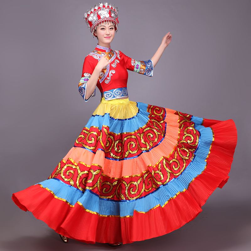 少数民族美女服装夏季,少数民族美女服装壁纸