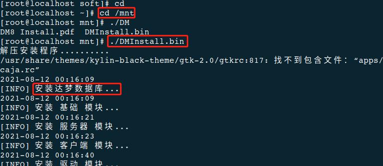 银河麒麟系统登录达梦数据库,银河麒麟达梦数据库启动