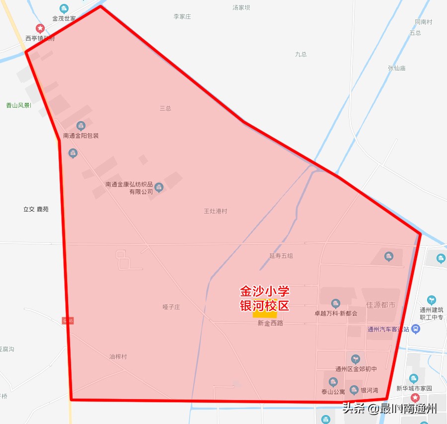 南通市通州区2024年初中施教区,南通市通州区小学划片一览表最新