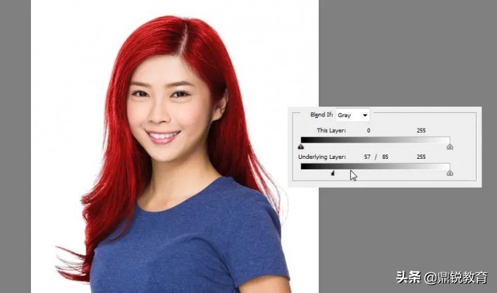 ps怎么给人物的头发上色,ps怎样给人物换头发