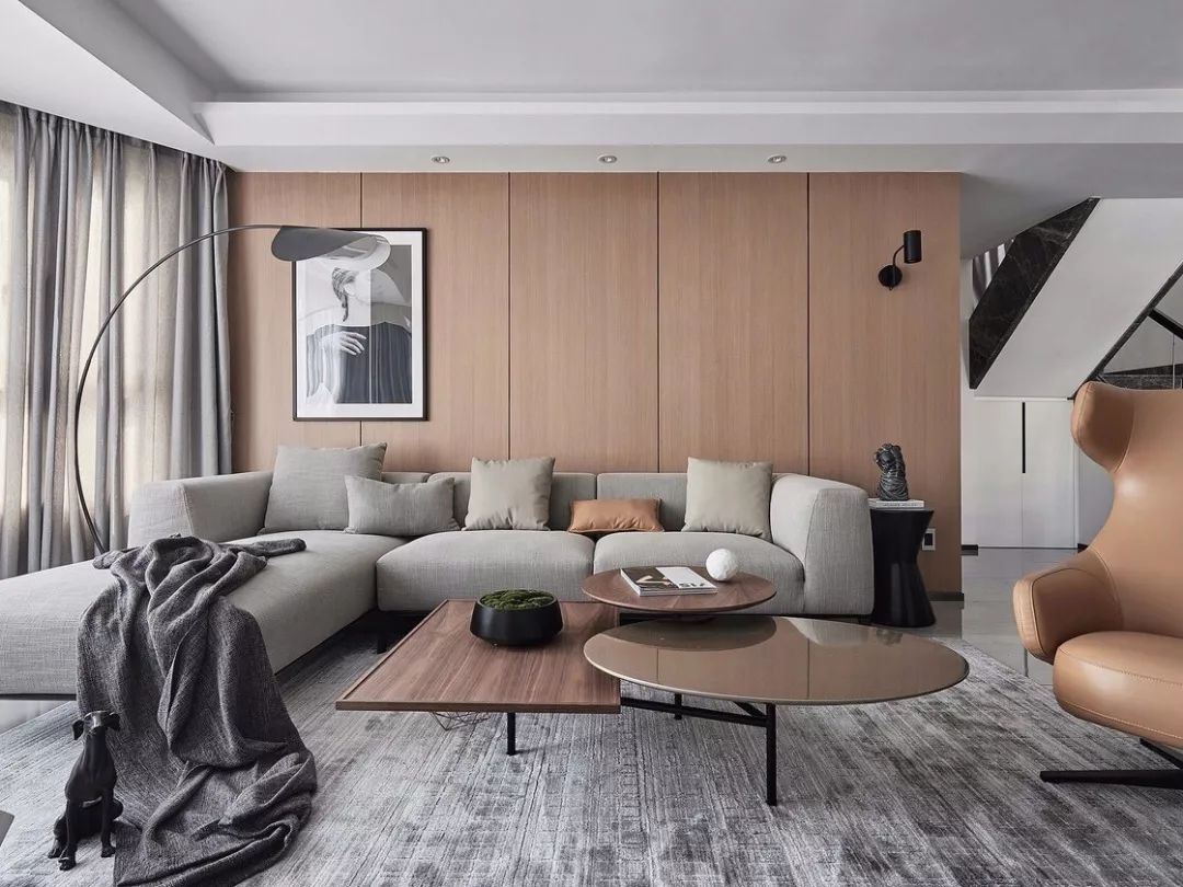 木饰面的背景墙温润的质感,木饰面做背景墙环保耐用吗