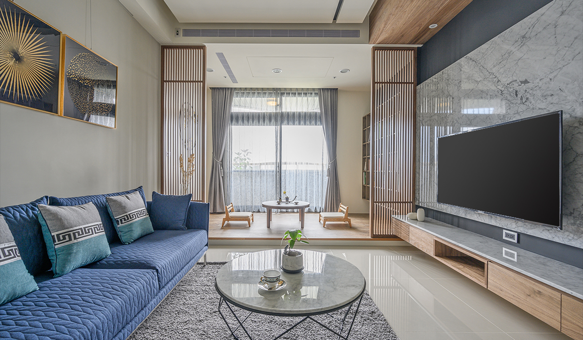 餐客一体通阳台设计,客餐厨阳台一体