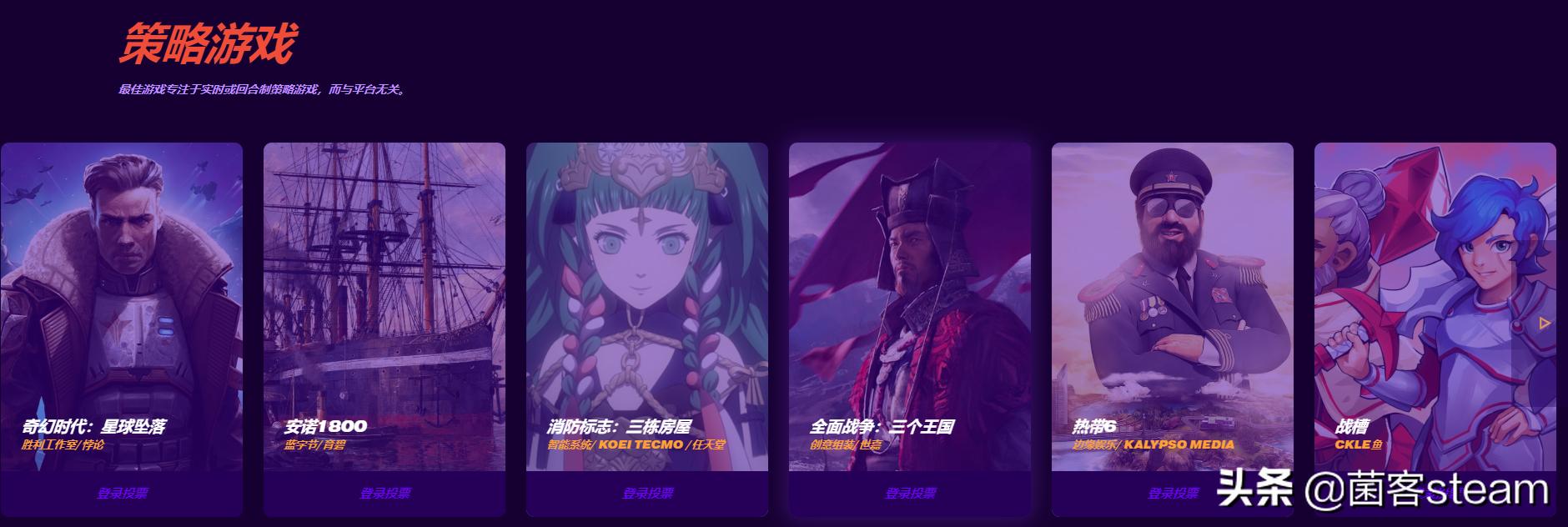 2020年公认最好游戏,2019年最佳游戏提名