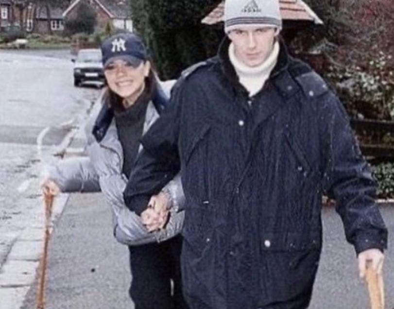 贝克汉姆街头约会被拍,贝克汉姆维多利亚写真