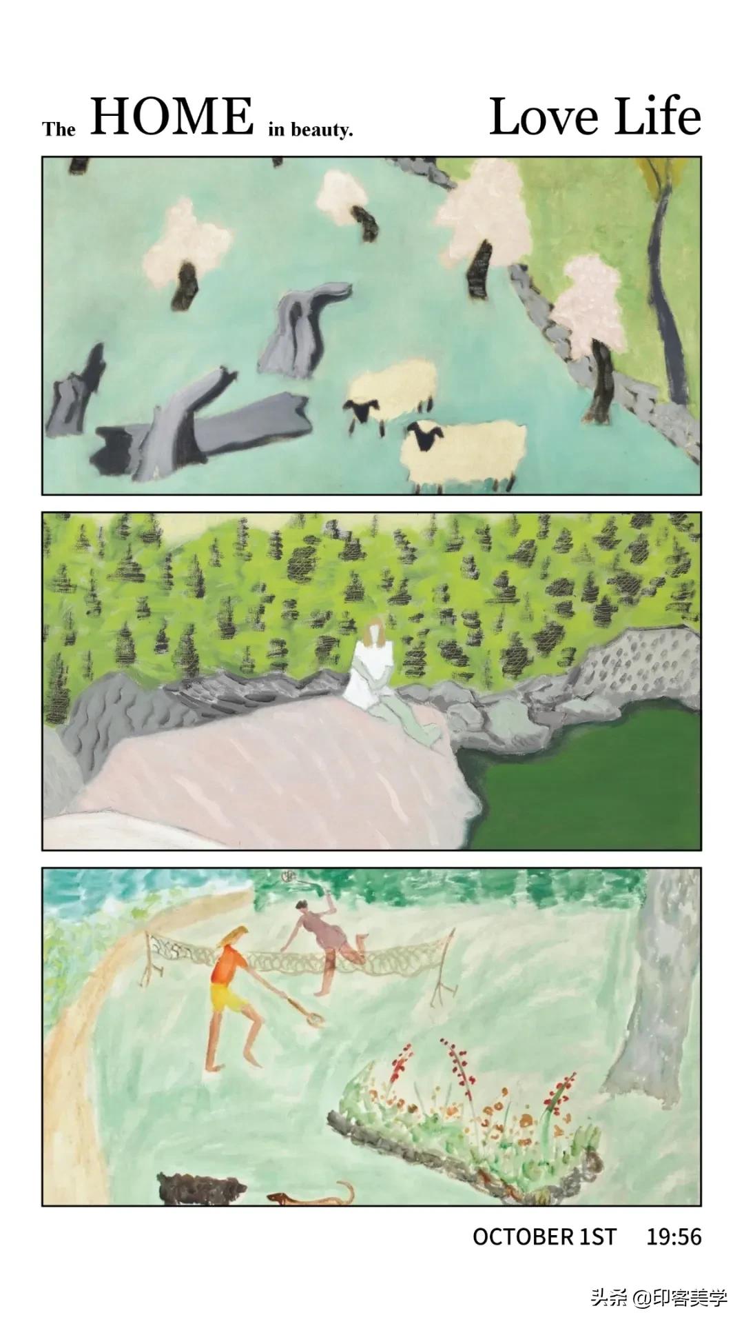 四季插画图片大全,100张唯美插画图